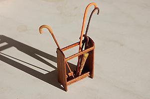Mahogany Cane Stand